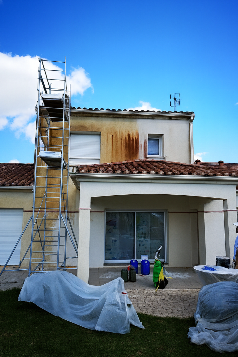 démoussage façade Bouaye